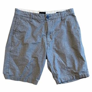 RVCA Men's Blue Flat Front Shorts Size 28